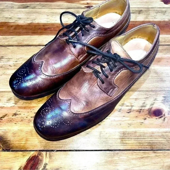 Bed Stu Mens Bench made Cobbler Series Wing Tips Shoes 6914 Oxfords 👞 - Picture 1 of 12